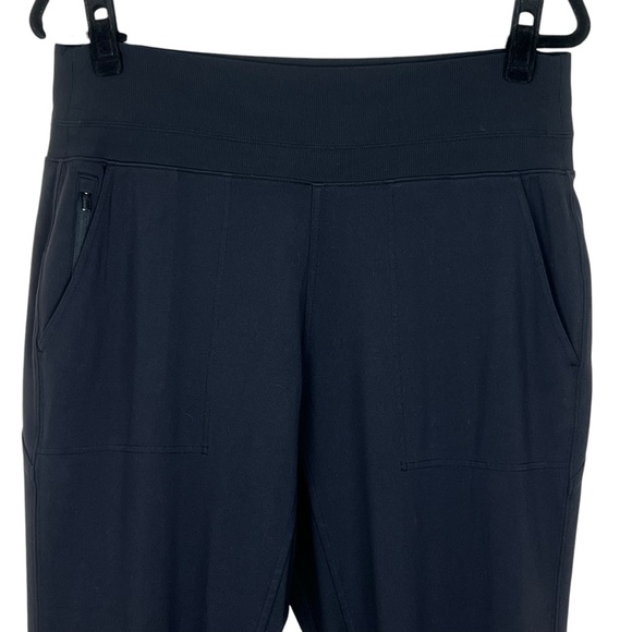Athleta Venice High Rise Jogger Black Sz L Casual Travel Comfy Pullon - Picture 5 of 15